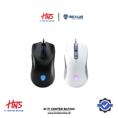 MOUSE REXUS XIERRA G23 BLACK/WHITE
