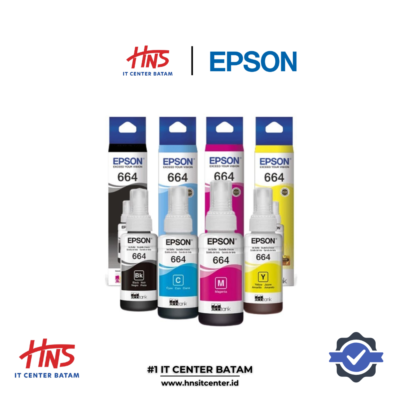 TINTA EPSON T664 ORIGINAL SERIES (BLACK - RED - CYAN - YELLOW)