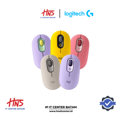 MOUSE LOGITECH POP MOUSE WIRELESS BLUETOOTH SILENT GARANSI RESMI