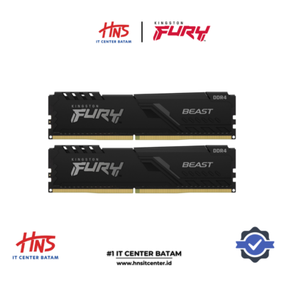 RAM KINGSTON DDR4 FURY BEAST BLACK 16GB (2x8GB) 3200MHz