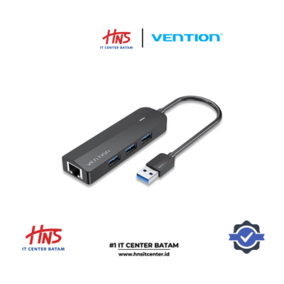 VENTION 5-IN-1 USB 3.0 HUB GIGABIT ETHERNET 0.15 M Black CHNBB