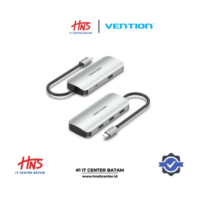 VENTION 5 IN 1 USB Hub USB-C 0.15M Gray Aluminum Alloy Type (TNAHB)