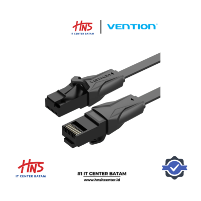 VENTION FLAT CAT.6 UTP PATCH CABLE 1.5M - 15M BLACK (IBABG IBABI IBABJ IBABN)