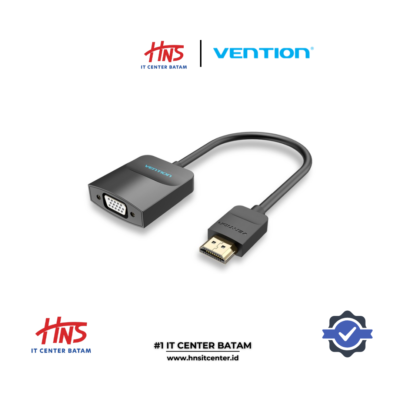 VENTION HDMI to VGA Converter with Female Micro USB and Audio Port 0.15M Black (42161)