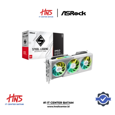 VGA CARD ASROCK RX 9070 XT 16GB STEEL LEGEND OC WHITE GDDR6