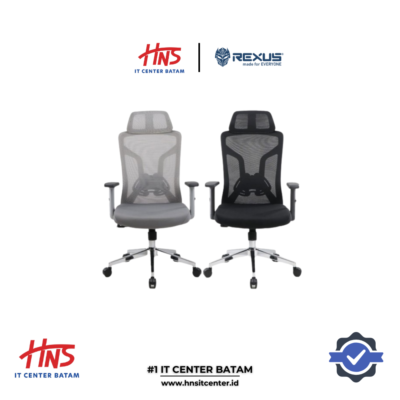 KURSI REXUS NC4 ERGONOMIC OFFICE CHAIR ADJUSTABLE HEADREST
