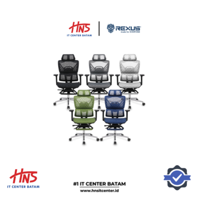 KURSI REXUS NC5 ERGONOMIC OFFICE CHAIR WITH FOOTREST