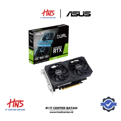 VGA CARD ASUS DUAL GEFORCE RTX 3050 V2 OC 8GB GDDR6