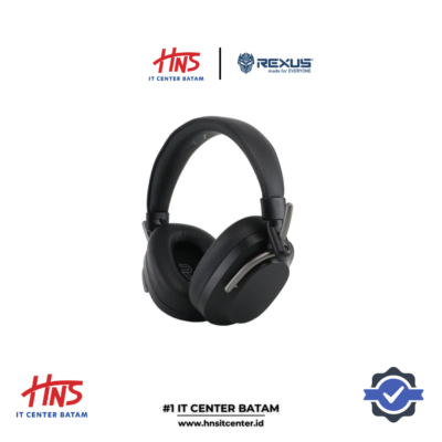 HEADSET REXUS DAXA SVARA DX-QW1 DUAL CONNECTION BLUETOOTH AND CABLE 3.5mm WITH DETACHABLE USB C CABLE