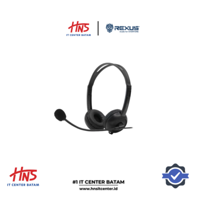HEADSET REXUS WO1 HEADSET STEREO LIGHTWEIGHT - HEADBAND ADJUSTABLE & SINGLE JACK 3.5mm