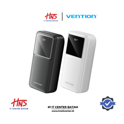 VENTION POWERBANK 30000mAh 22.5W (MICRO-USB + USB-C + USB-A) LED DISPLAY TYPE (FHMB0 - FHMW0)