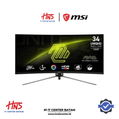MONITOR MSI MAG 345CQR 34 CURVED VA UWQHD (3440x1440) 180Hz 99% sRGB