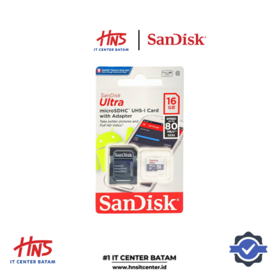SANDISK ULTRA microSDHC UHS-I CARD WITH ADAPTER