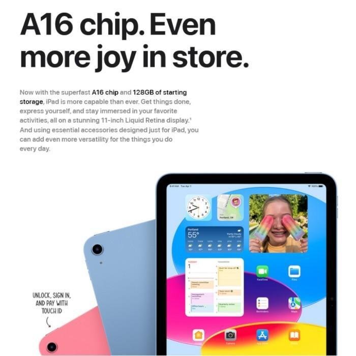 IPAD APPLE 11 2025 A16 128GB WIFI 11 INCH RESMI INDONESIA IBOX - Gambar 2