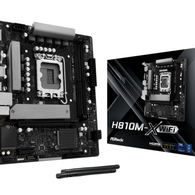 MOTHERBOARD ASROCK H810M-X WIFI LGA1851 DDR5 - mATX