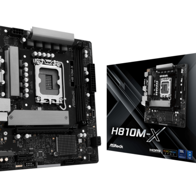 MOTHERBOARD ASROCK H810M-X LGA1851 DDR5 - mATX