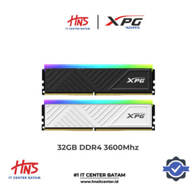 RAM PC DDR4 ADATA SPECTRIX D35G RGB 32GB (2x16GB) 3600Mhz