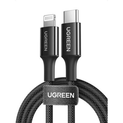 UGREEN CABLE IPHONE MFi TYPE-C TO LIGHTNING FAST CHARGING DATA BRAIDED - (90493)