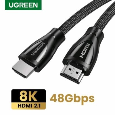 UGREEN 8K HDMI V2.1 HDR CABLE MALE TO MALE BRAIDED 1M-5M - (80401 / 80404 / 80405)