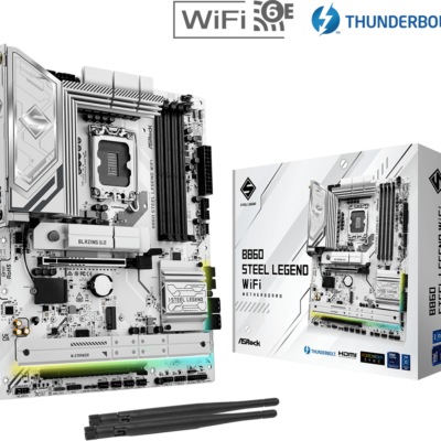 MOTHERBOARD ASROCK B860 STEEL LEGEND WIFI LGA1851 DDR5 - ATX