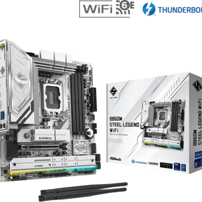 MOTHERBOARD ASROCK B860M STEEL LEGEND WIFI LGA1851 DDR5 - mATX