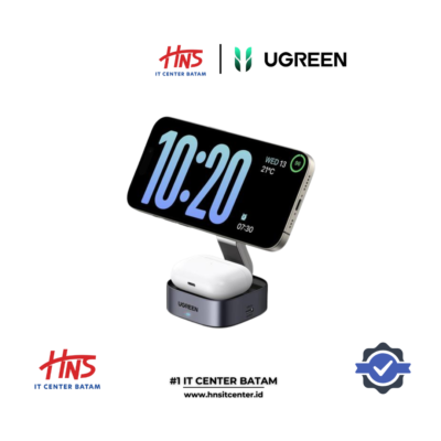 UGREEN 2 IN 1 FOLDABLE WIRELESS CHARGER MAGSAFE Qi2 WITH STAND HOLDER FAST CHARGING 7.5W - 15W - (35278)