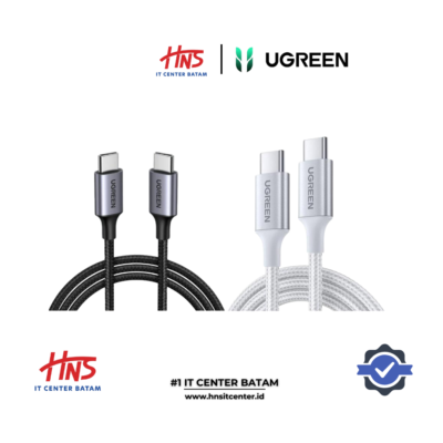 UGREEN KABEL DATA USB TYPE-C TO TYPE-C NYLON BRAIDED 60W - (25057 - 50150)