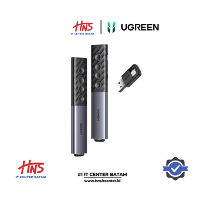 UGREEN LASER POINTER PRESENTER RED TYPE-C DUAL CONNECTION RED DOT WIRELESS - (80136)