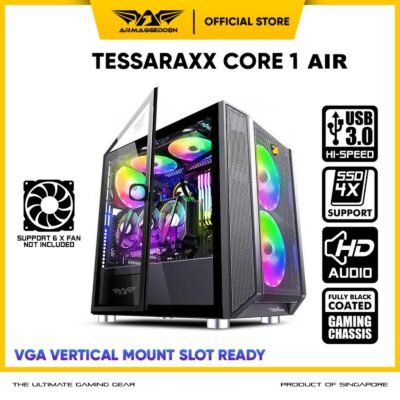 CASING ARMAGGEDDON TESSARAXX CORE 1 AIR MID TOWER - mATX