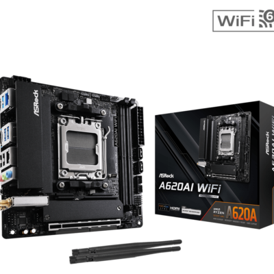 MOTHERBOARD ASROCK A620AI WiFi DDR5 AM5 - mITX