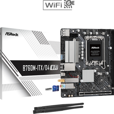 MOTHERBOARD ASROCK B760M-ITX/D4 WiFi LGA1700 DDR5 - mITX