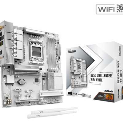MOTHERBOARD ASROCK B850 CHALLENGER WIFI WHITE DDR5 AM5 - ATX