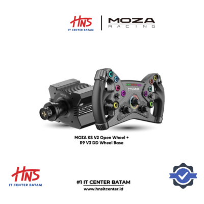 MOZA RACING R9 V3 DIRECT DRIVE WHEELBASE WITH KS V2 OPEN STEERING WHEEL SIMULATOR