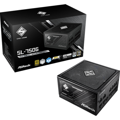 POWERSUPPLY ASROCK SL-750G 750W 80+ GOLD - FULL MODULAR