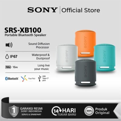 SPEAKER SONY SRS-XB100 EXTRA BASS BLUETOOTH SPEAKER