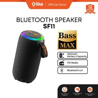 OLIKE SPEAKER SF11 BLUETOOTH BASS 5W STEREO BASS MAX 8 HOURS PLAYTIME 1800mAh
