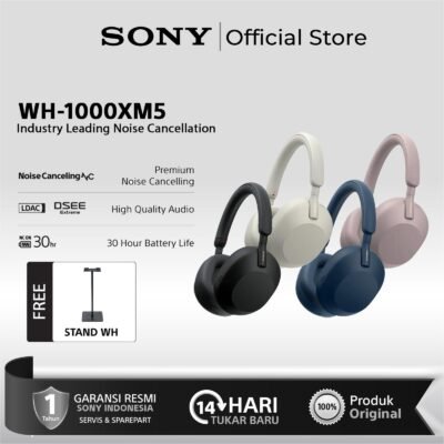 HEADPHONE SONY WH-1000XM5 NOISE CANCELLING HEADPHONES