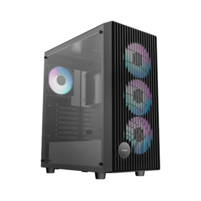 CASING OCYPUS GAMMA C70 ARGB MID TOWER (INCLUDE 4 ARGB FAN) - ATX