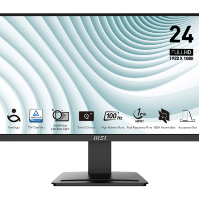 MONITOR MSI PRO MP2412 24" FLAT VA FHD (1920x1080) 100Hz 99% sRGB